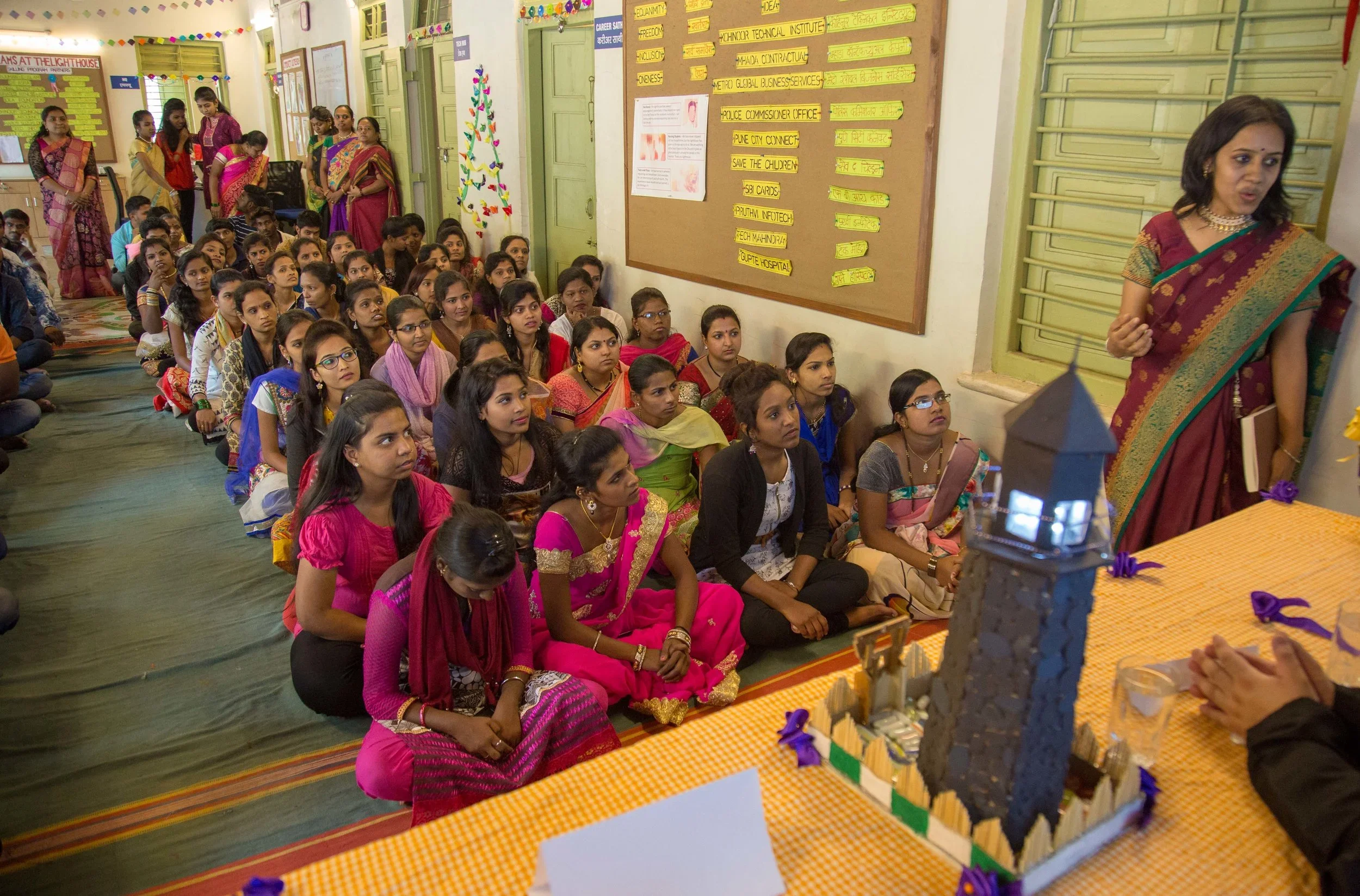Amruta Bahulekar during a Lighthouse Presentation