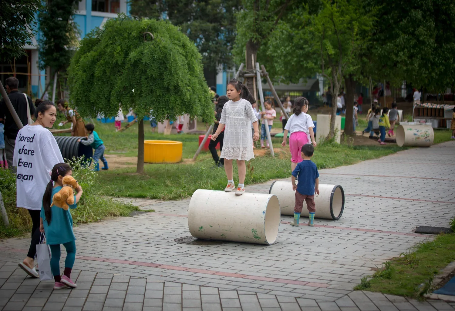 Children at play in Anji County