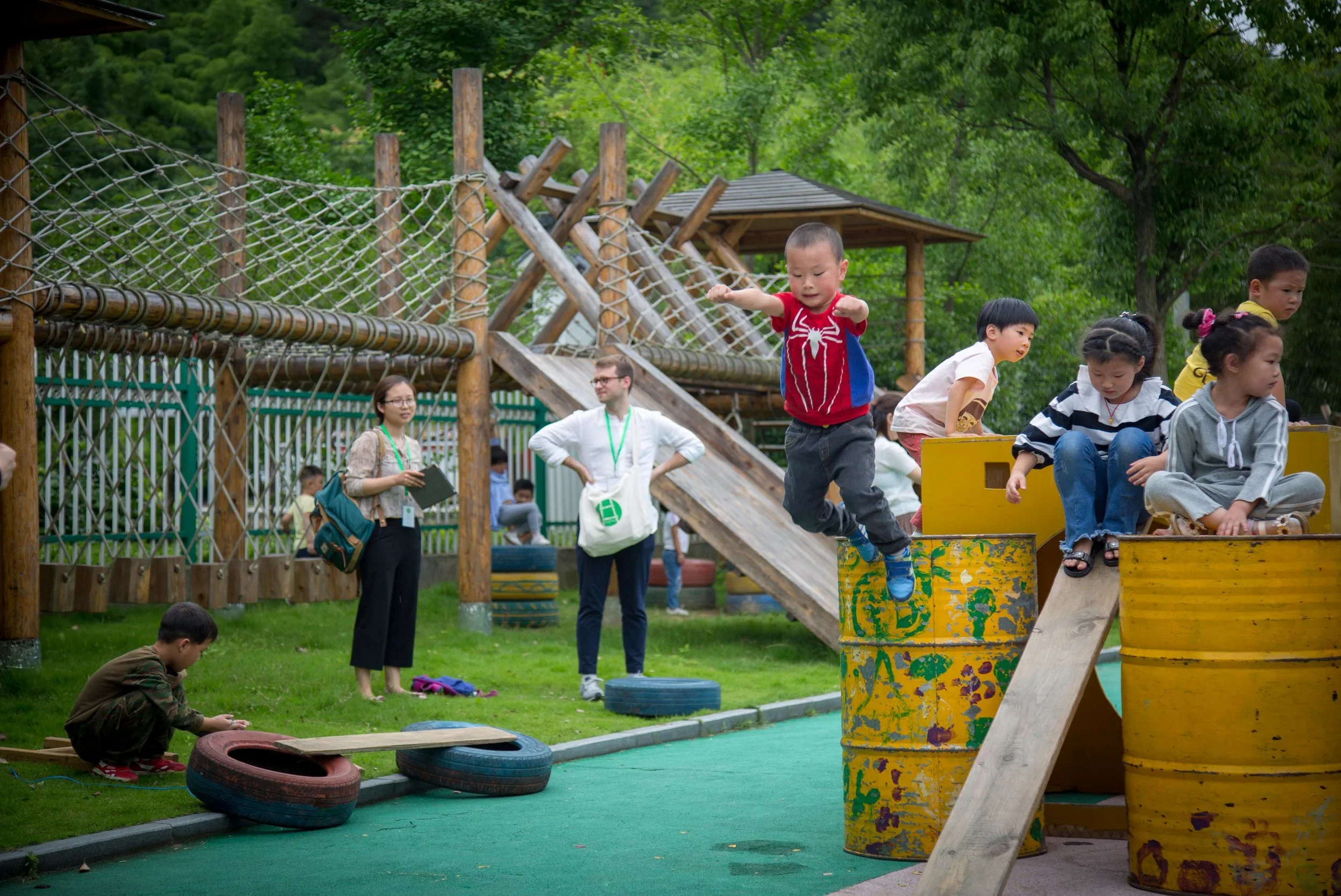 Child at play in Anji County