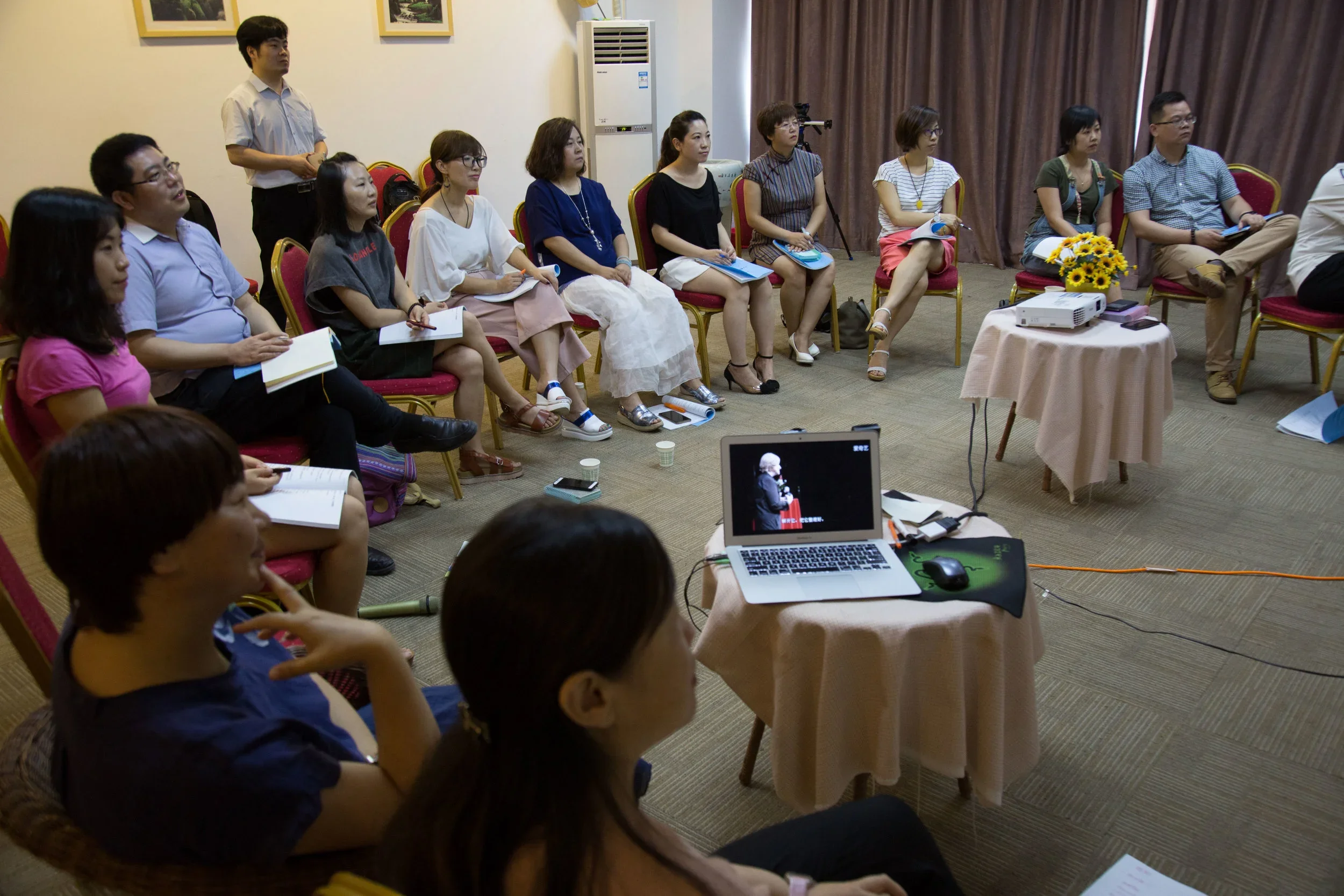 Close-up from the Week 5 session